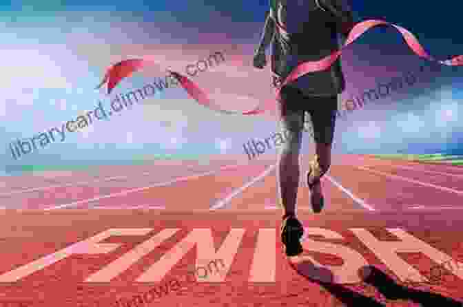 A Person Running Towards The Finish Line, Representing The Determination And Energy Of Hustle. Over It: How To Face Life S Hurdles With Grit Hustle And Grace