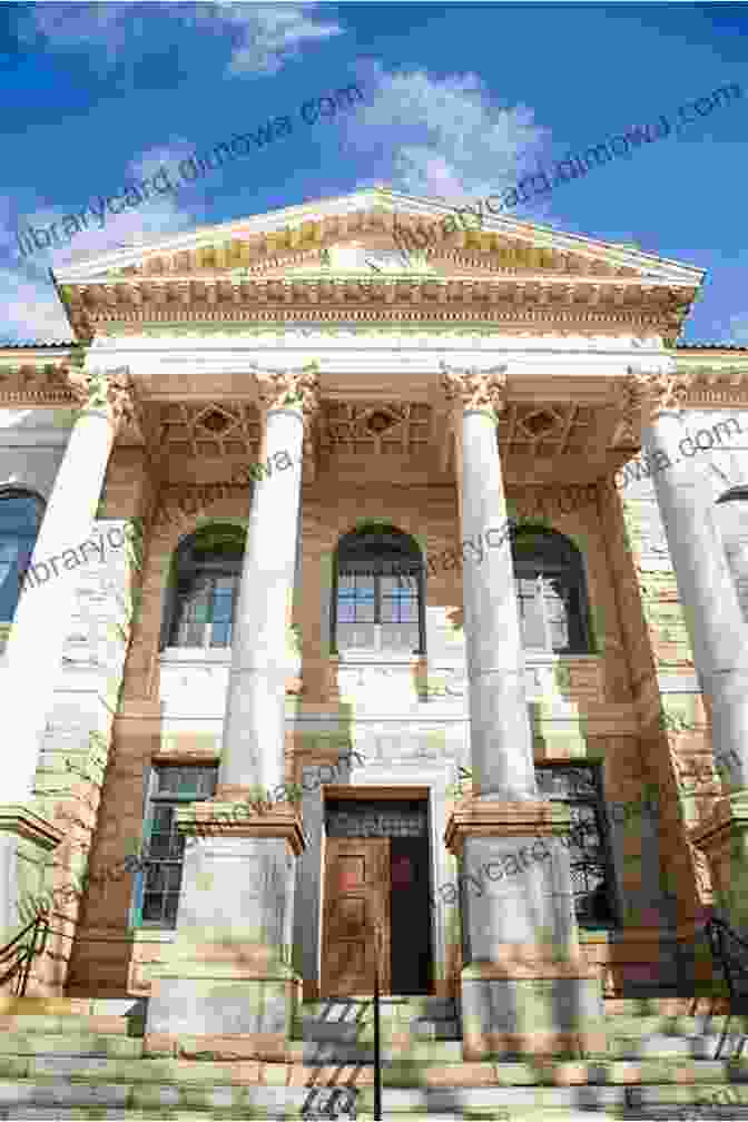 Lincoln Courthouse, A Grand Stone Building With Columns And A Clock Tower Town Of Lincoln Ontario In Colour Photos: Saving Our History One Photo At A Time (Cruising Ontario)