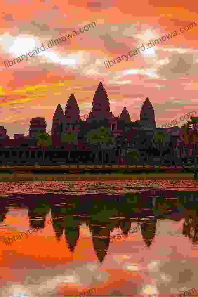 Majestic Sunrise Over Angkor Wat, Revealing Its Intricate Carvings MID EXPERIMENT CAMBODIA: MID EXPERIMENT CAMBODIA Ravi Nallapareddy