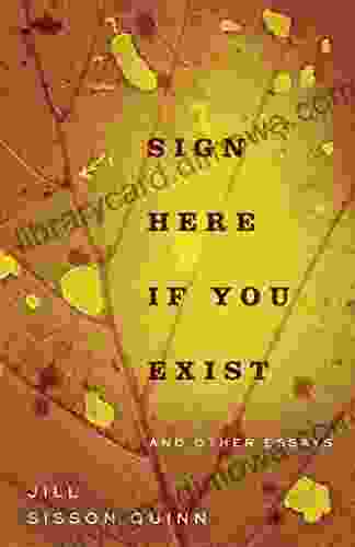 Sign Here If You Exist and Other Essays (Non/Fiction Collection Prize)